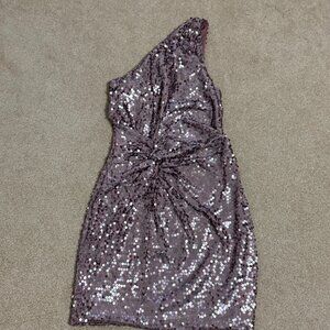 [NEW] Charlotte Russe Golden Sequin Bachelorette Mini Dress